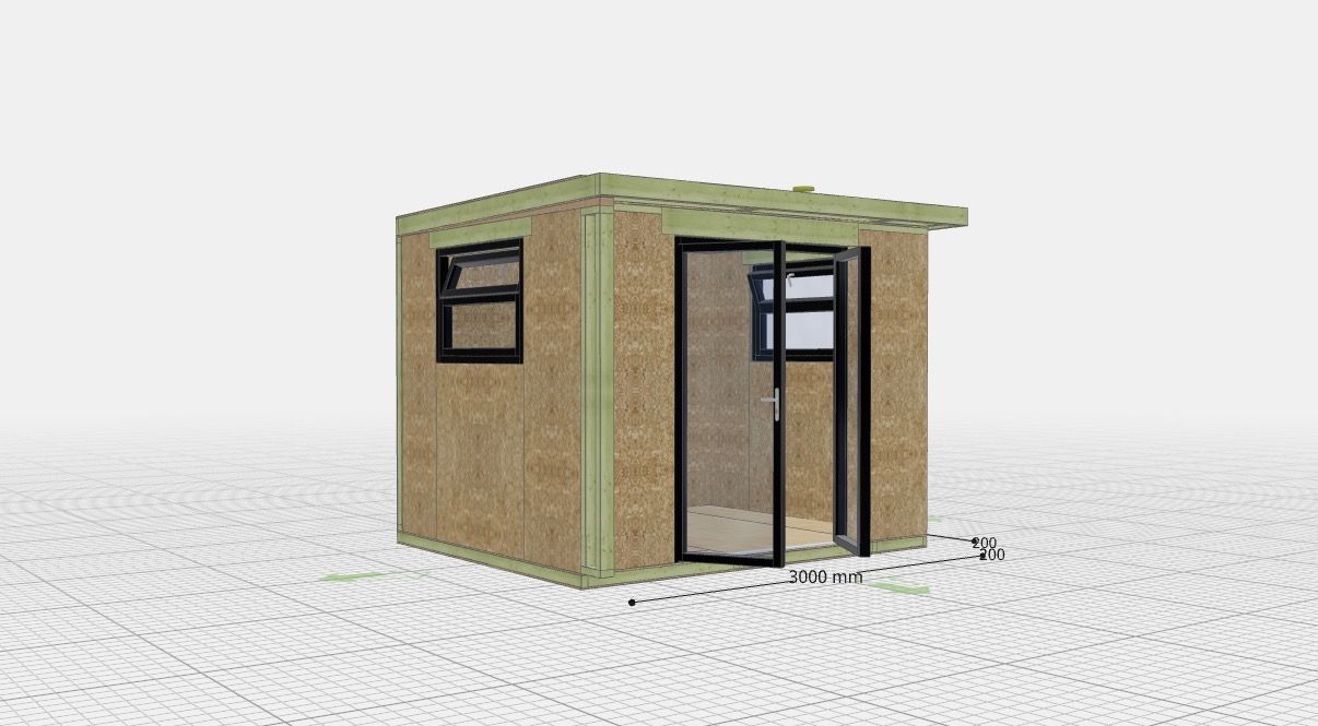 CAD model of a SIP shell