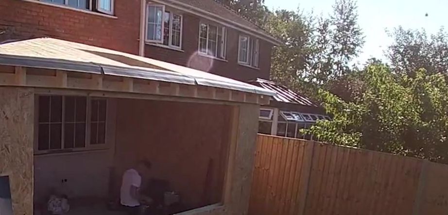 SIP shell with openings prepared for casement windows