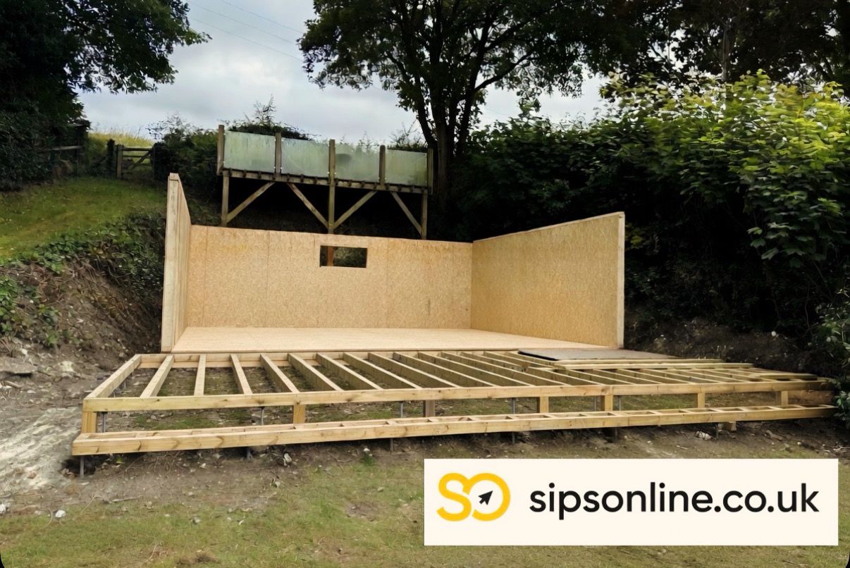 Shell on screws — Openings cut on site