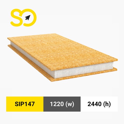 SIP147 PIR structural insulated panel, 1220 × 2440 mm